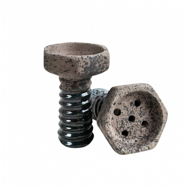 Чаша Thor Evil Screw Bowl Clay Черный Пепельный в Воркуте