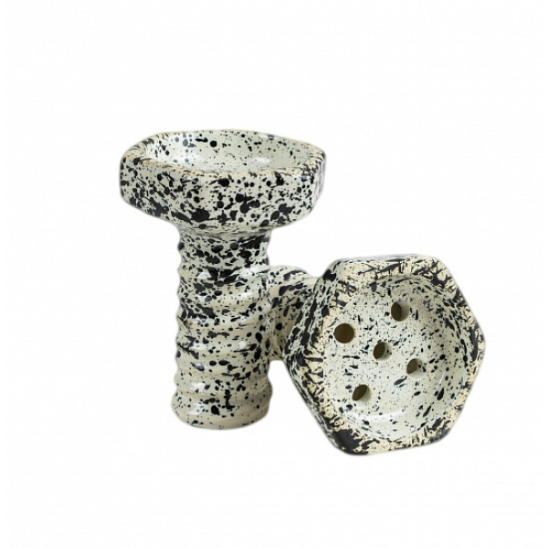 Чаша Thor Evil Screw Bowl Glaze Белый Сплошной в Воркуте