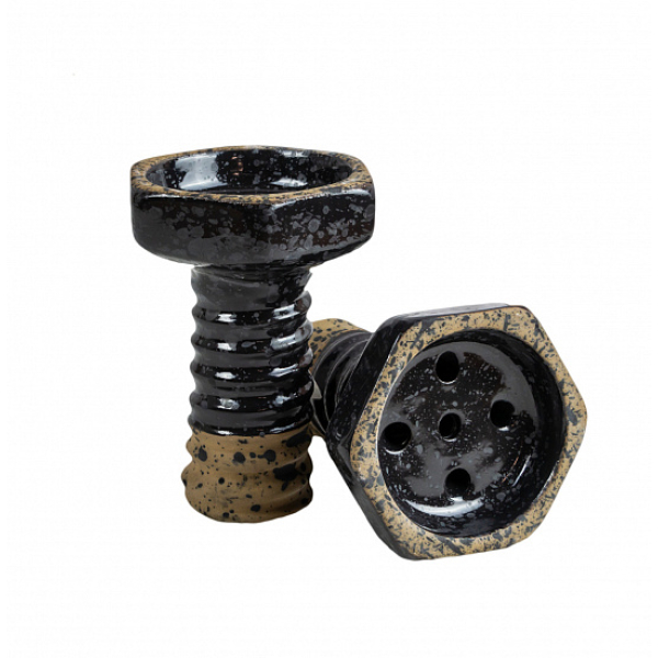 Чаша Thor Evil Screw Bowl Glaze Черный Пепельный в Воркуте