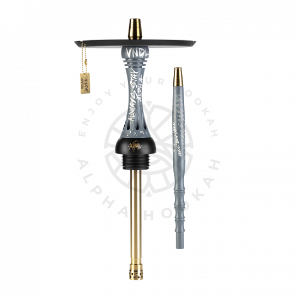 Кальян Alpha Hookah X VNDL Nardo Grey Серый (42 см) в Воркуте