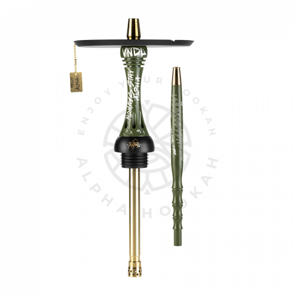 Кальян Alpha Hookah X VNDL Olive Зелёный (42 см) в Воркуте