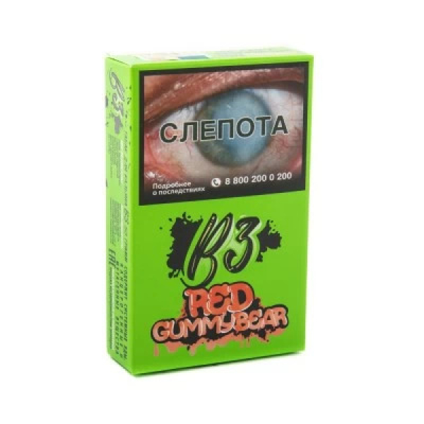 Табак B3 Red Gummy Bear (Красные Мишки Гамми) 50 гр в Воркуте
