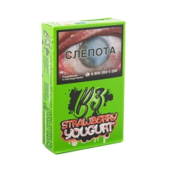 Табак B3 Strawberry Youghurt (Клубничный Йогурт) 50 гр в Воркуте