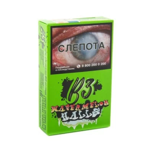 Табак B3 Watermelon Halls (Ледяной Арбуз и Дыня) 50 гр в Воркуте