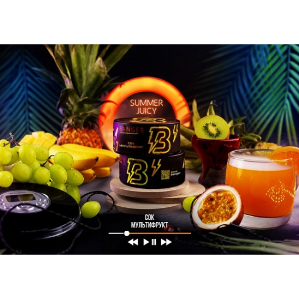 Табак Banger Summer Juicy 100 грамм в Воркуте