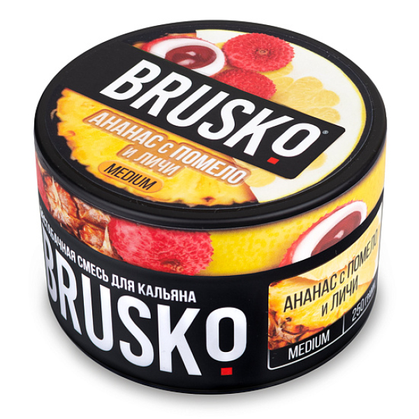 Смесь BRUSKO АНАНАС С ПОМЕЛО И ЛИЧИ (MEDIUM) 250 гр в Воркуте