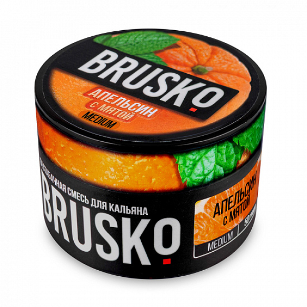 Смесь Brusko Medium Апельсин мята 50 грамм в Воркуте