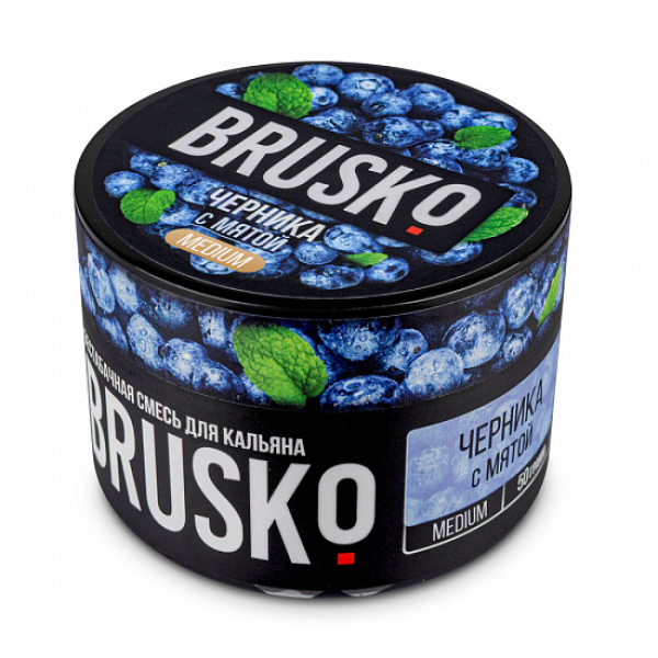 Смесь Brusko Medium Черника с мятой 50 грамм в Воркуте