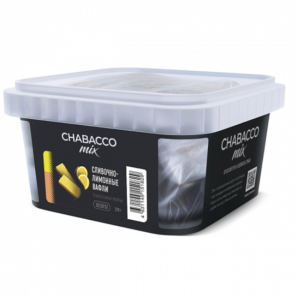 Смесь Chabacco mix Creamy Lemon Waffles (Сливочно-лимонные вафли) 200 гр в Воркуте