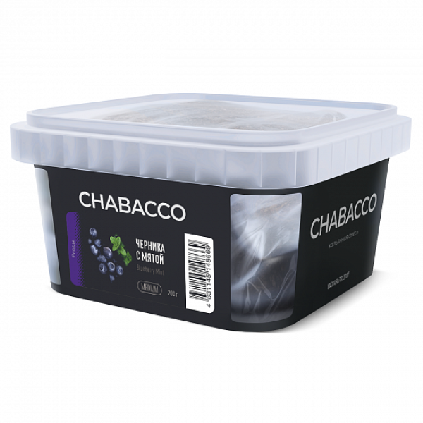 Смесь Chabacco Medium Blueberry Mint (Черника с Мятой) 200 гр в Воркуте
