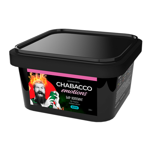 Смесь Chabacco Medium Emotions Bar hopping (Бар хоппинг) 200 гр в Воркуте
