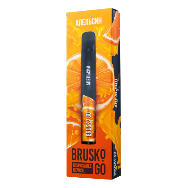 Одноразовая электронная сигарета Brusko Go Апельсин 800 затяжек в Воркуте