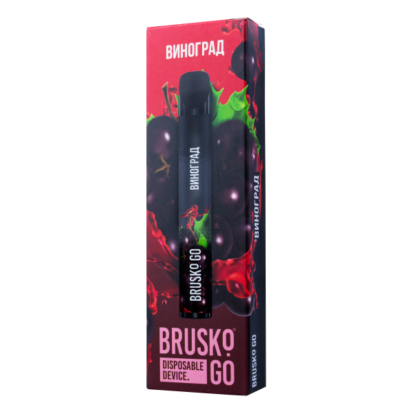 Одноразовая электронная сигарета Brusko Go Виноград 800 затяжек в Воркуте