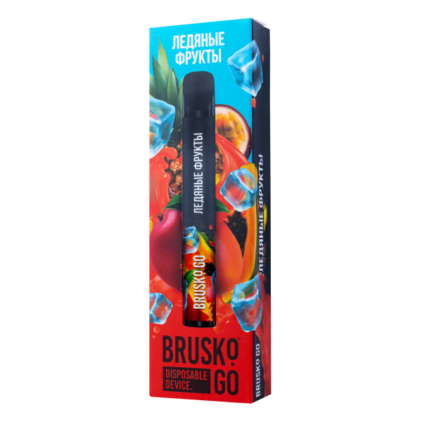 Одноразовая электронная сигарета Brusko Go Ледяные Фрукты 800 затяжек в Воркуте