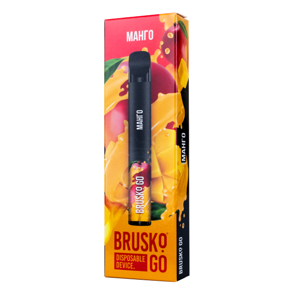 Одноразовая электронная сигарета Brusko Go Манго 800 затяжек в Воркуте