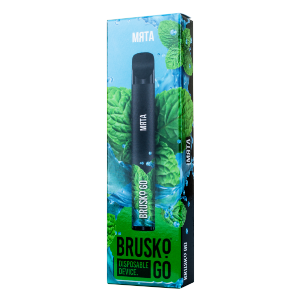 Одноразовая электронная сигарета Brusko Go Мята 800 затяжек в Воркуте