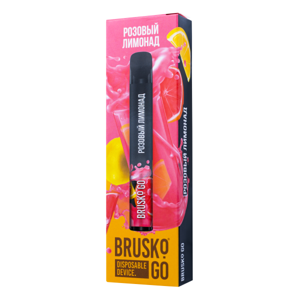 Одноразовая электронная сигарета Brusko Go Розовый Лимонад 800 затяжек в Воркуте