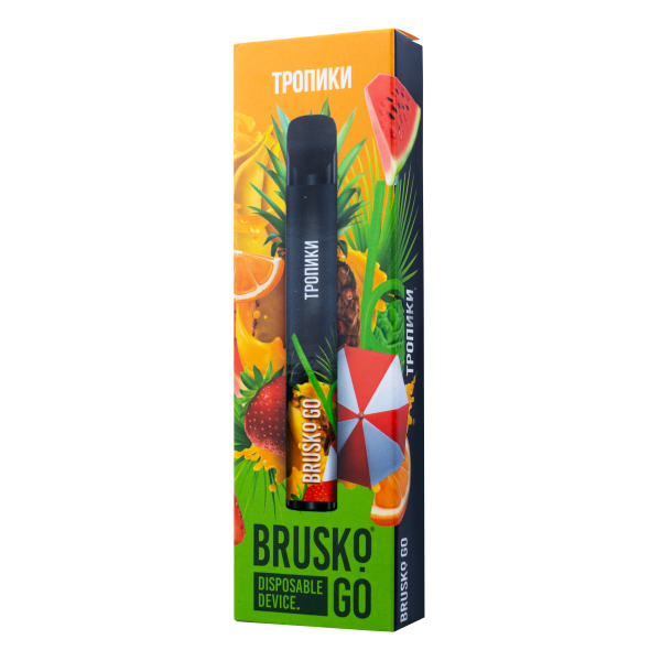 Одноразовая электронная сигарета Brusko Go Тропики 800 затяжек в Воркуте