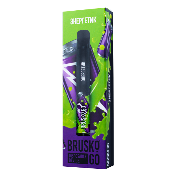 Одноразовая электронная сигарета Brusko Go Энергетик 800 затяжек в Воркуте