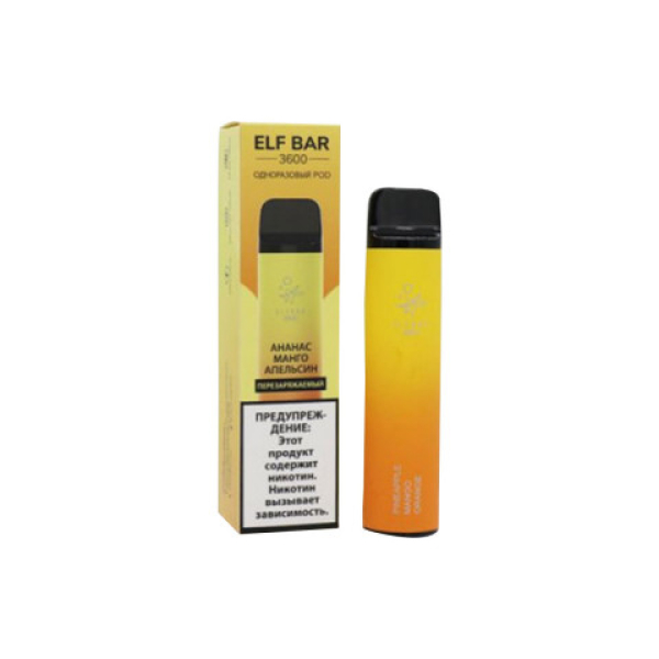 Elfbar (3600 (Ананас манго апельсин)), 3600 тяг в Воркуте