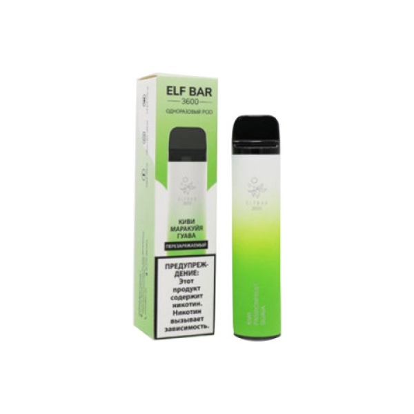 Elfbar (3600 (Киви маракуйя гуава)), 3600 тяг в Воркуте