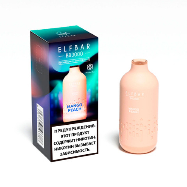 Elfbar BB3000 Манго персик, 3000 тяг в Воркуте