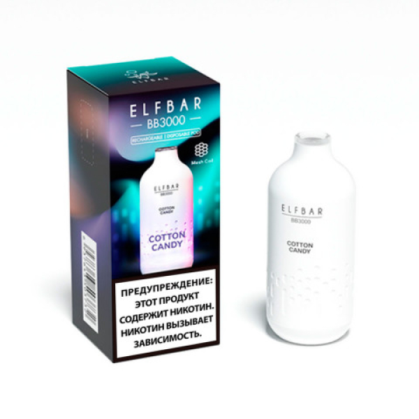Elfbar BB3000 Сахарная вата, 3000 тяг в Воркуте