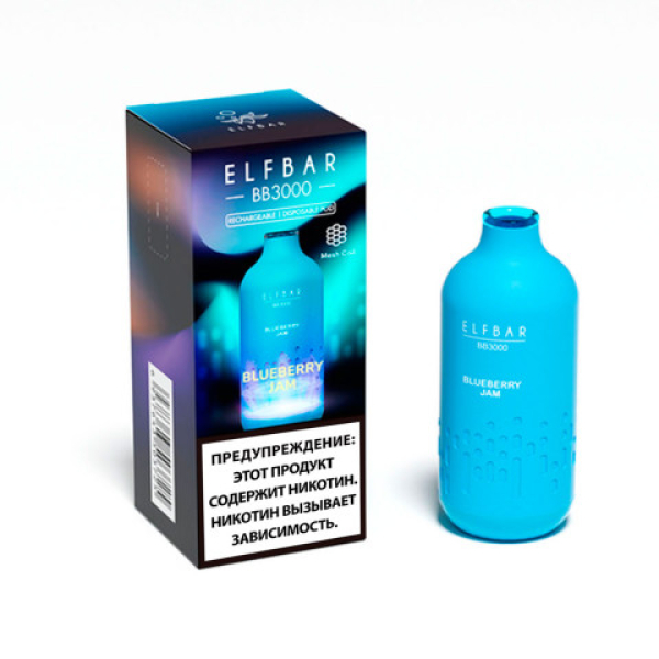 Elfbar BB3000 Черничный джем, 3000 тяг в Воркуте