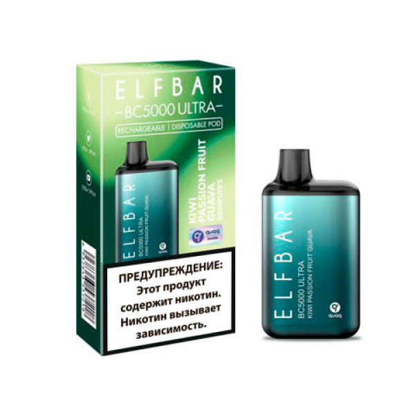 Elfbar BC5000 (Киви маракуйя гуава), 5000 тяг в Воркуте