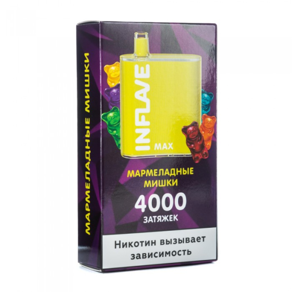 INFLAVE MAX Мармеладные мишки, 4000 тяг в Воркуте