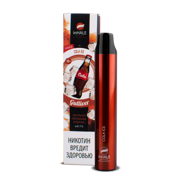 inHale Guliver Hard Cola Ice (Кола Со Льдом) 1500 затяжек в Воркуте