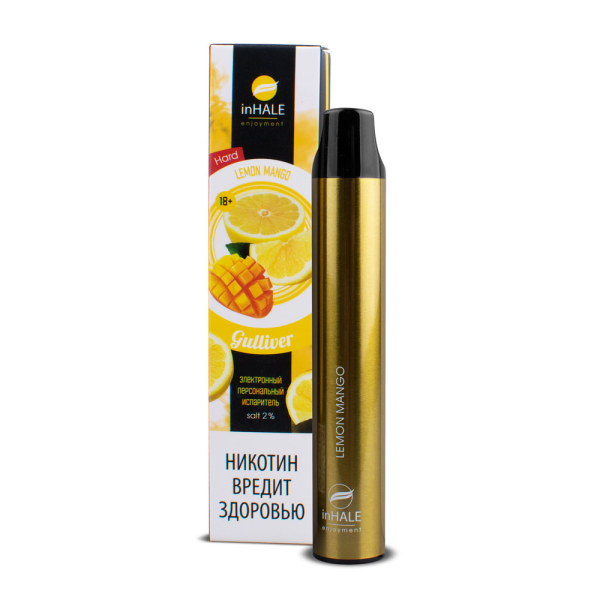 inHale Guliver Hard Lemon Mango (Лимон Манго) 1500 затяжек в Воркуте