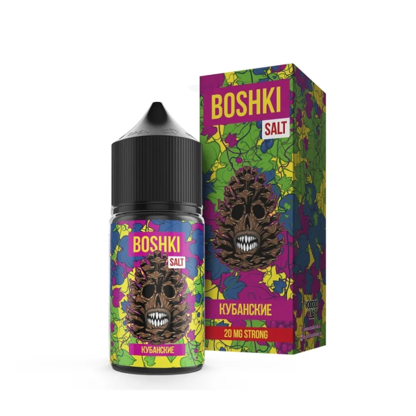 Жидкость BOSHKI Salt Кубанские (Виноград черника хвоя) (30 мл, 20 мг/мл) в Воркуте