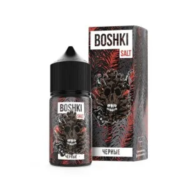 Жидкость BOSHKI Salt Черные (кола хвоя) (30 мл, 20 мг/мл) в Воркуте