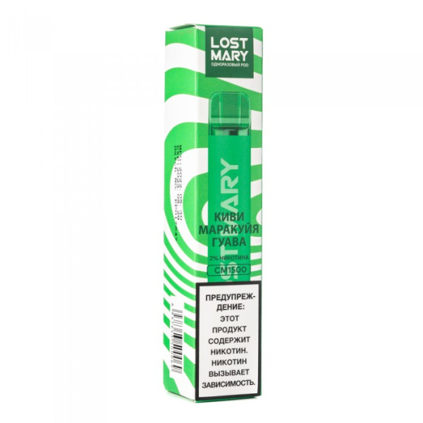 Lost Mary Kiwi Passion Fruit Guava Киви Маракуйя Гуава, 1500 тяг в Воркуте