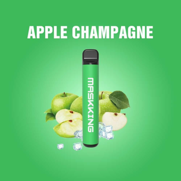 Одноразовая электронная сигарета Maskking High Pro Apple Champagne (Яблочное Шампанское) 1000 затяжек в Воркуте