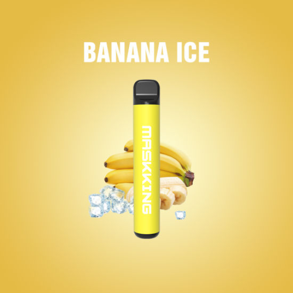 Одноразовая электронная сигарета Maskking High Pro Banana Ice (Ледяной Банан) 1000 затяжек в Воркуте