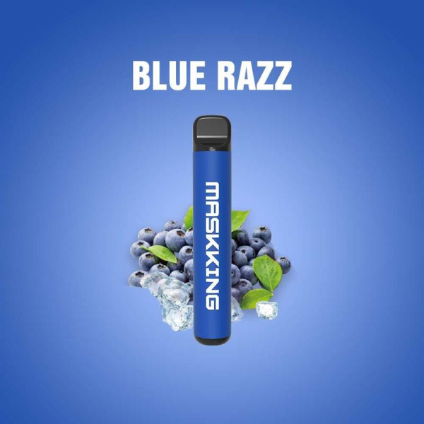 Одноразовая электронная сигарета Maskking High Pro Blue Razz (Черничный Рай) 1000 затяжек в Воркуте