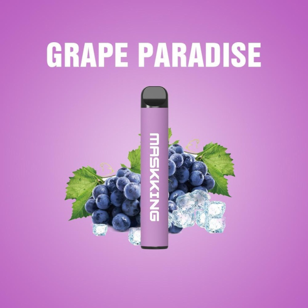 Одноразовая электронная сигарета Maskking High Pro Grape Paradise (Виноградный Рай) 1000 затяжек в Воркуте