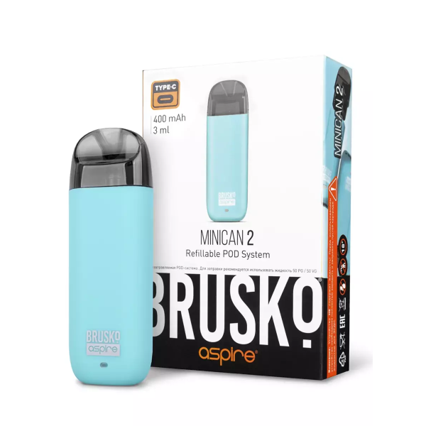 Brusko MINICAN 2 (400 мАч, Бирюзовый) в Воркуте