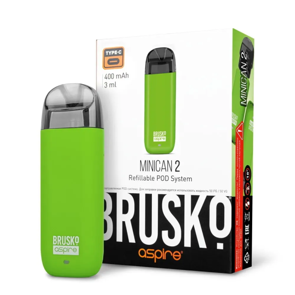 Brusko MINICAN 2 (400 мАч, Зеленый) в Воркуте