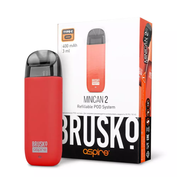 Brusko MINICAN 2 (400 мАч, Красный) в Воркуте