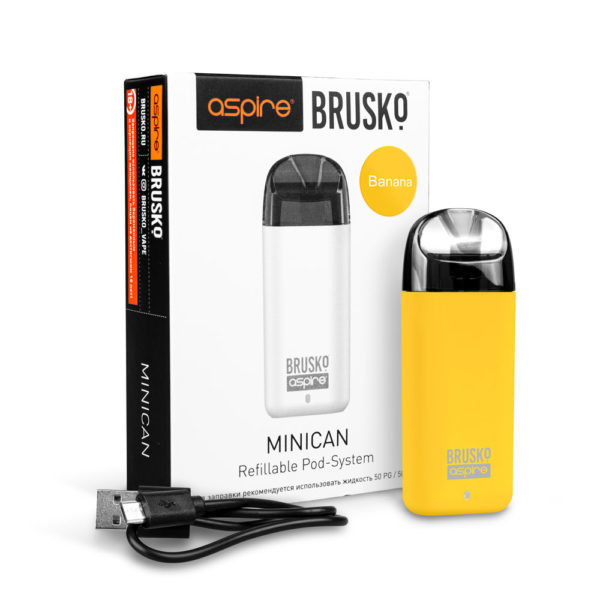 Brusko MINICAN plus (850 мАч, Желтый) в Воркуте
