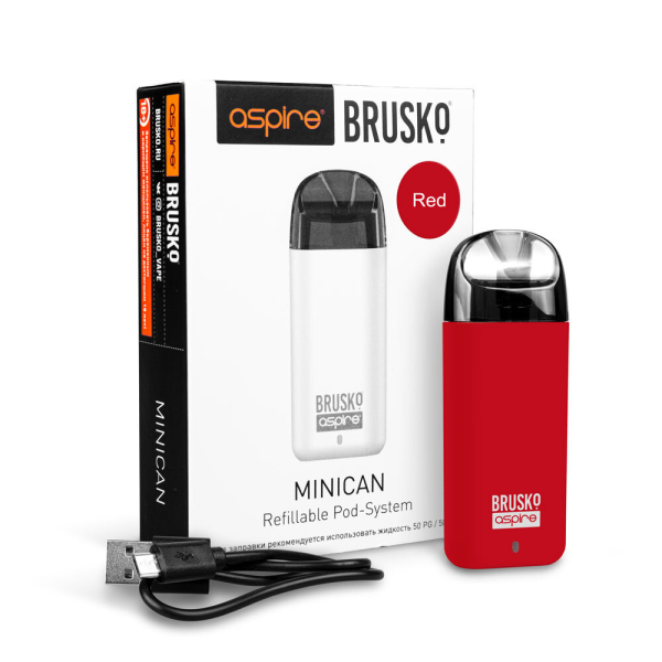 Brusko MINICAN plus (850 мАч, Красный) в Воркуте