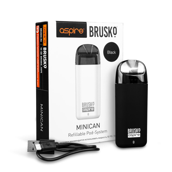 Brusko MINICAN plus (850 мАч, Черный) в Воркуте