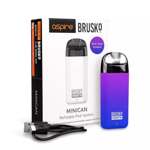 Brusko MINICAN (350 мАч, Синий,фиолетовый) в Воркуте