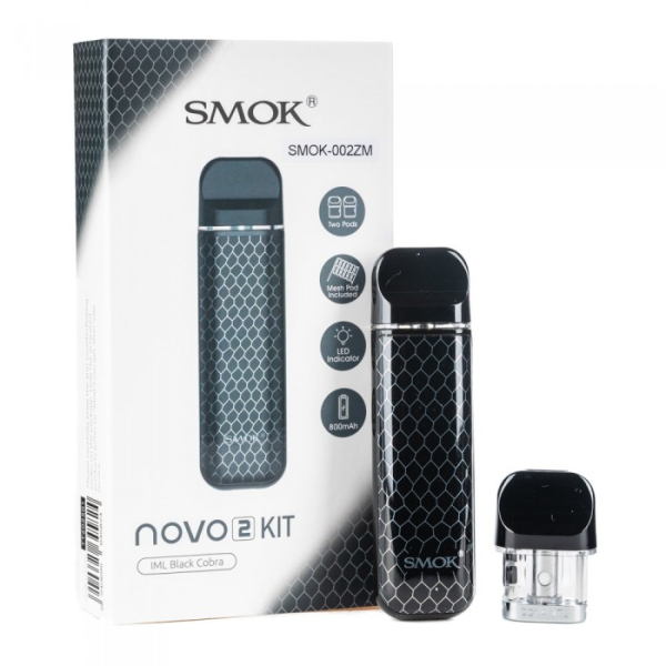 POD-система SMOK Novo 2 Pod 800 mAh Black Carbon в Воркуте