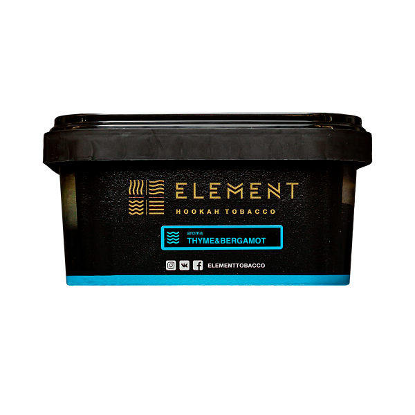 Табак Element Water Thyme Bergamot 200 грамм в Воркуте