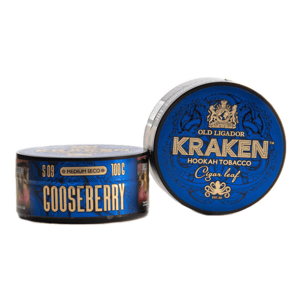 Табак Kraken Medium Seco Goozeberry (Крыжовник) 100 гр в Воркуте