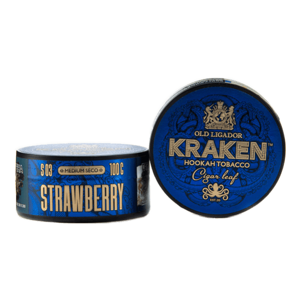 Табак Kraken Medium Seco Strawberr (Клубника) 100 гр в Воркуте